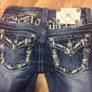 Miss me jeans size 25 Blingy Very nice!